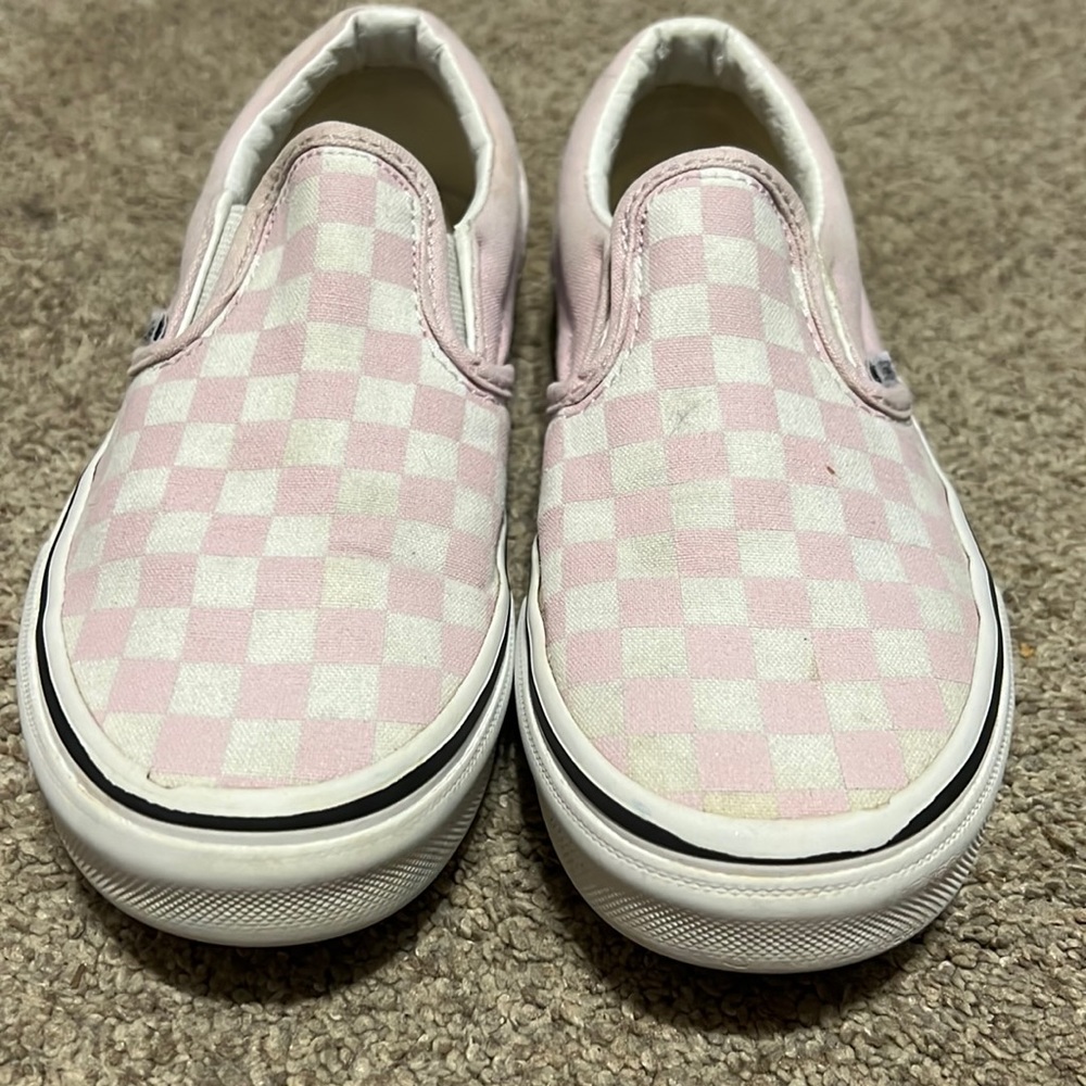 Pink checkered Vans!